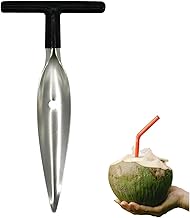 VYOOx Stainless Steel Coconut Opener Tool | Tender Coconut Drill & Cutter | Easy Coconut Water Extractor | Heavy Duty T-Handle Coconut Opener Machine (OPNER)