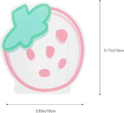 Miniatura 2 de Beaupretty Soporte para brochas de maquillaje de acrílico, con forma de dibujos animados, soporte para lápices de escritorio transparente,