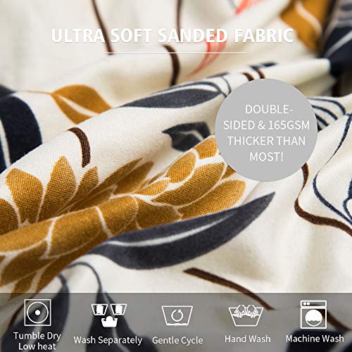 Gute Stretch Printed Chair Seat Covers With Elastic Ties And Button, Removable Washable Dining Upholstered Chair Protector Seat Cushion Slipcovers For Dining Room, Office (Flower, Pack-6) #TOP4