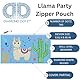 DIAMOND DOTZ DOTZIES 2592608 Original 5D Diamond Painting Etui Set, Lama, Kreativ-Kit für DIY Mäppchen mit Glitzersteinen, Diamanten-Bastelset für Kinder ab 6 Jahren