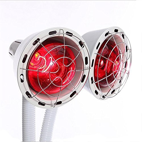 Due teste infrarosso Lampada Pavimento stare in