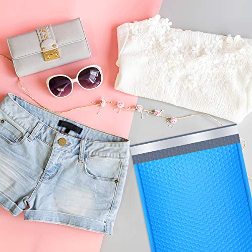 UCGOU Bubble Mailers 10.5x16 Inch Blue 25 Pack Poly Padded Envelopes Large #5 Mailing Packages Opaque Packaging Postal Self Seal Adhesive Waterproof Boutique Shipping Bags for Clothes