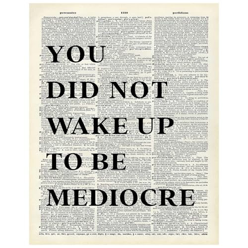 Positive Inspirational Quotes Wall Decor - Motivational Wall Art Poster