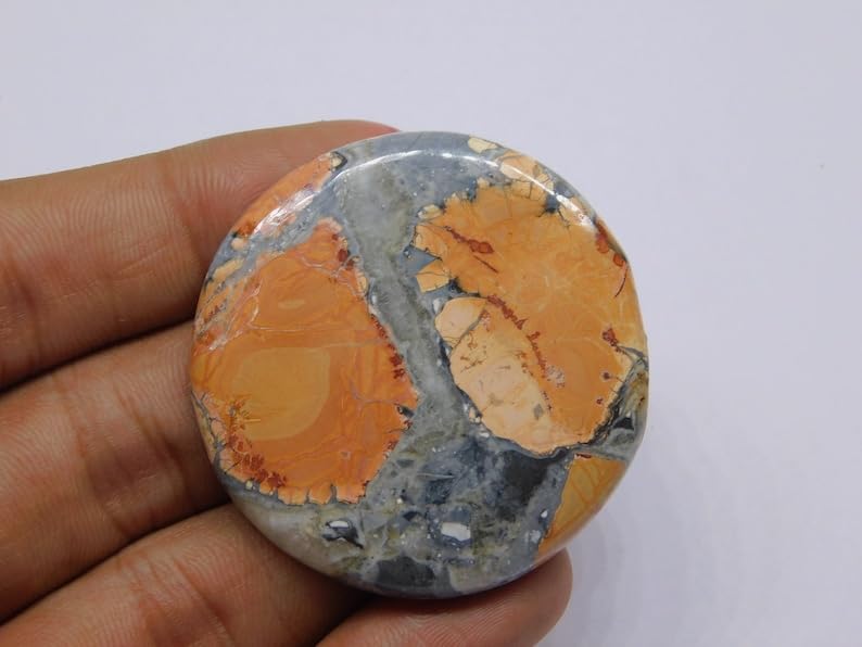 Rhodochrosite naturelle cabochon pour bijoux d'exception - 6