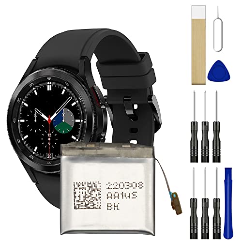 DDONG PLUS for R890 Replacement Battery EB-BR890ABY for Samsung Galaxy Watch4 Classic 46mm SM-R890 SM-R890NZKAXAA SM-R890NZKCXAA SM-R890NZSAXAA Battery Smart Watch R890 Battery Free Adhesive Tool