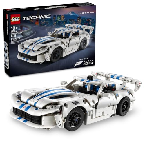LEGO Technic Dodge Viper GTS-R Sports Car 42234 | Building Toys for Boys & Girls, Ages 10+, Toy Car for Display for Bedroom or Book Shelf, 805 pieces, Gifts for Kids - image 1