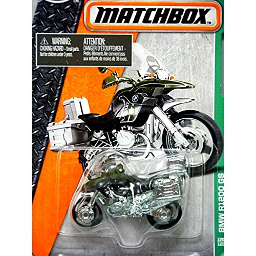 Matchbox, 2016 MBX Explorers, BMW R1200 GS Motorcycle [Black/Green] #120/125