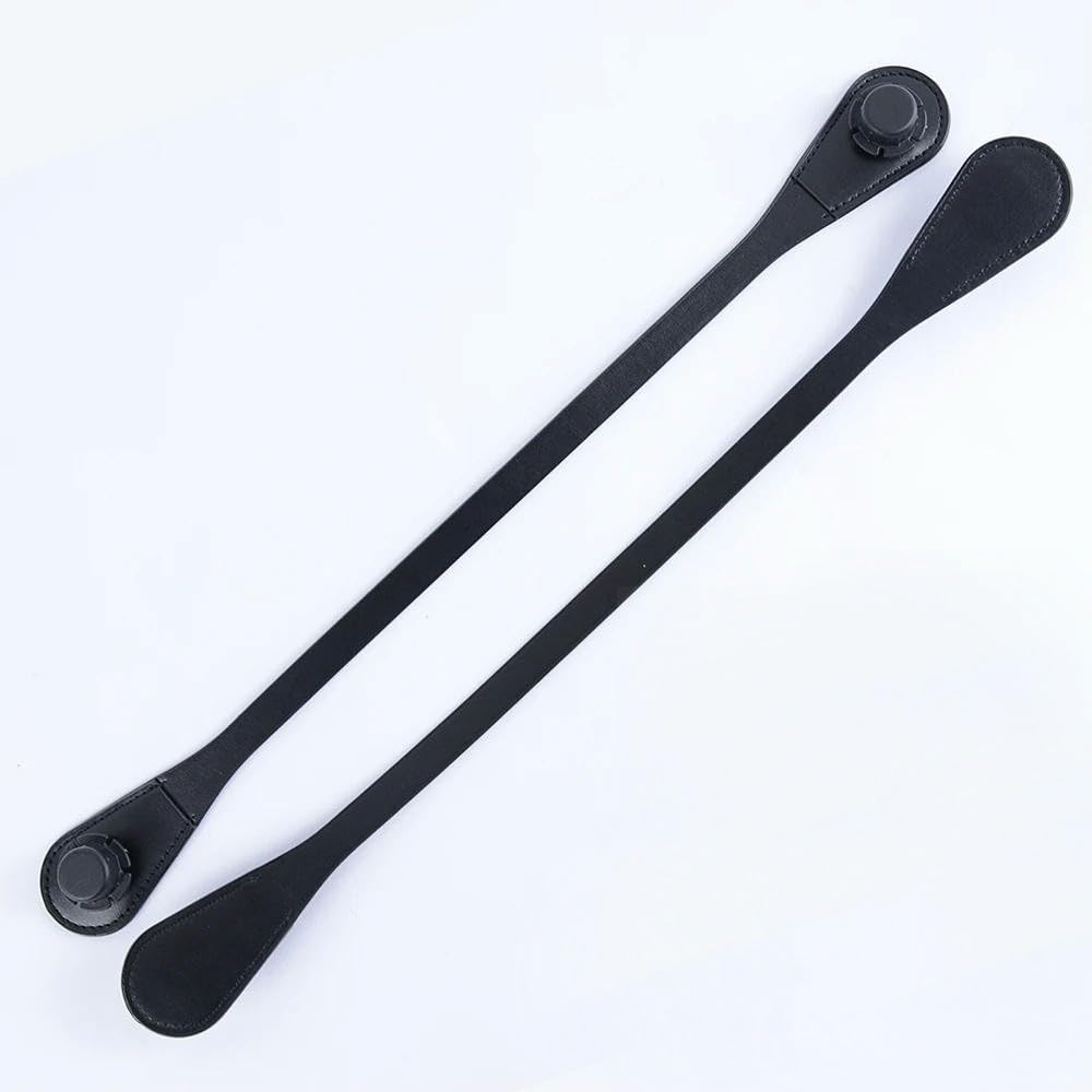 LIUXIN 1 pair long short Obag handles surface pu leather shoulder hand held straps bag for O bag