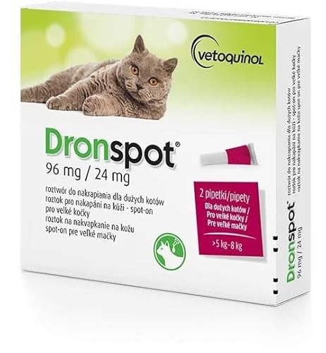 Dronspot Spot On 5-8 kg 2 pipettes pour gros chats
