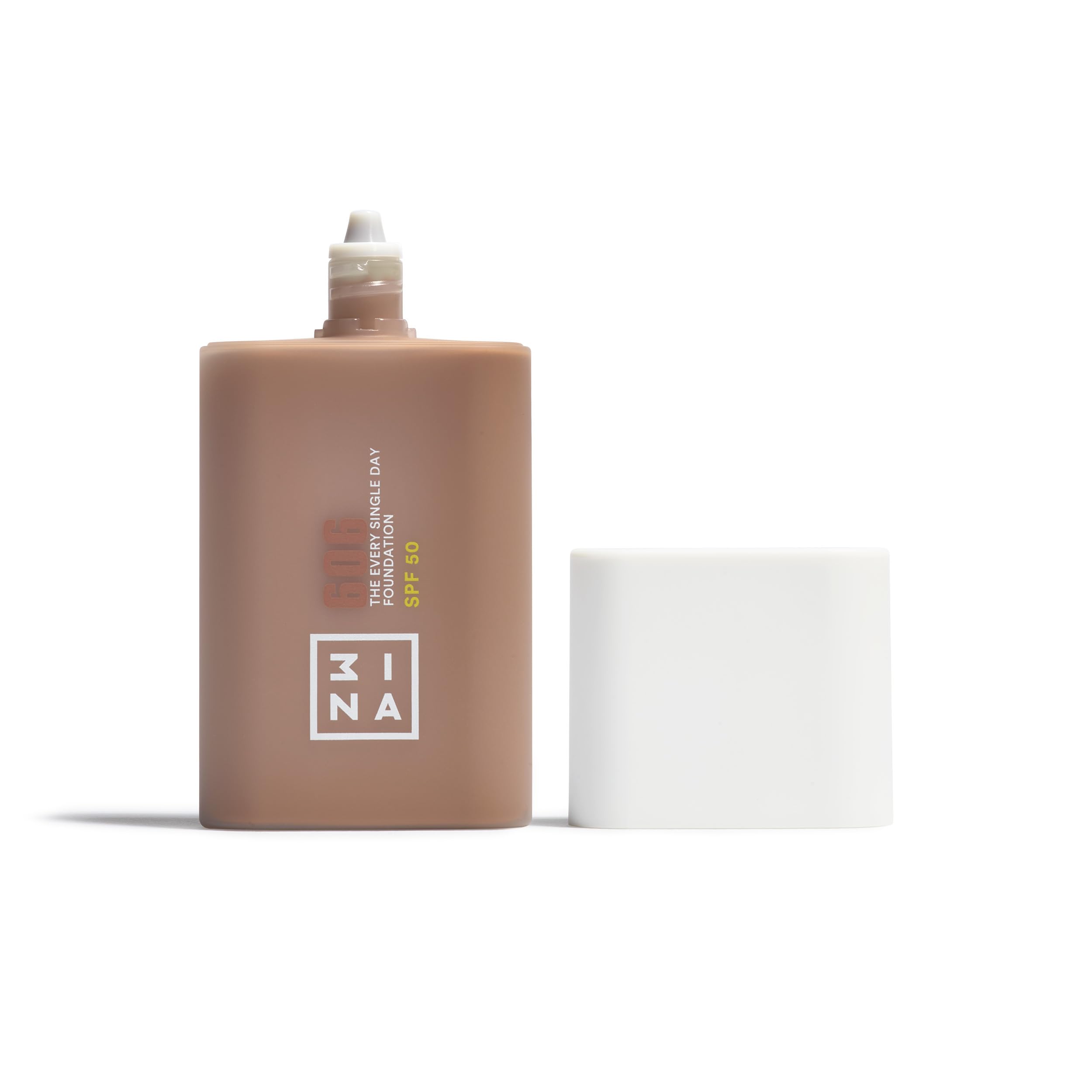 3INA MAKEUP - The Every Single Day Foundation SPF 50 606 - Tan neutral Foundation with SPF 50 & Niacinamide