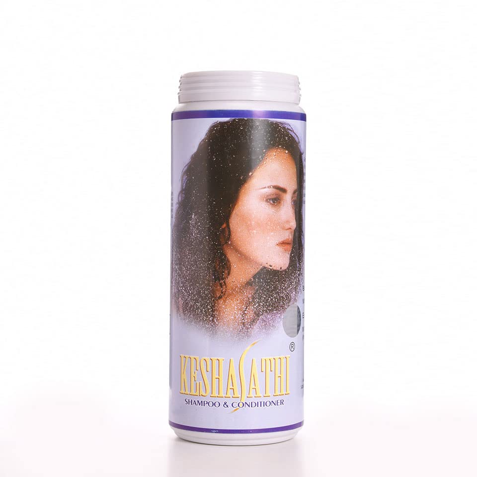 AKANSHA Keshasathi Natural Ayurvedic Dust Shampoo (100g)