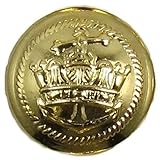  Uniform Store London Merchant Bouton Or Bleu marine Taille 24 mm – 37 L Vendu par pièce