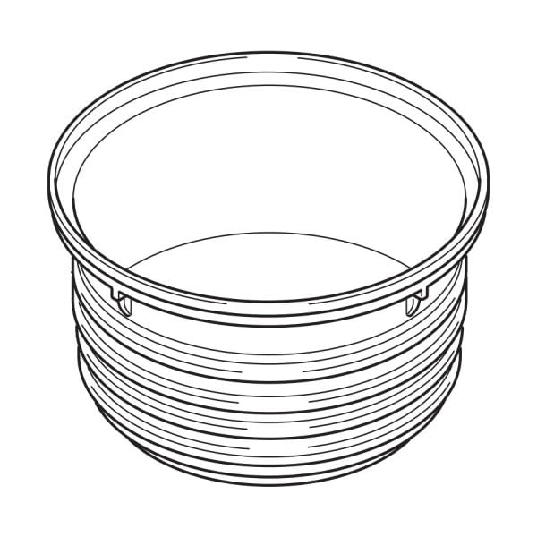 Amazon.co.jp : 【内釜(なべ)単品 077-244-000】ガス炊飯器の「RR