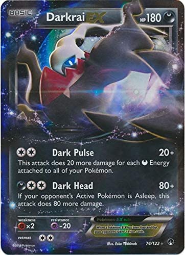 Pokémon - Darkrai-EX (74/122) - XY Breakpoint - Holo - Collectible Card - TCG Card - Card - 1