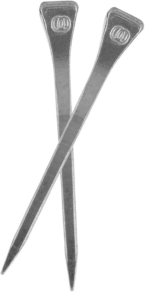 250PCS Horseshoe Nails, E6 Horse Shoe Nails with Good Elasticity Steel Hoof Pegs Securing Accessory for Horse Training