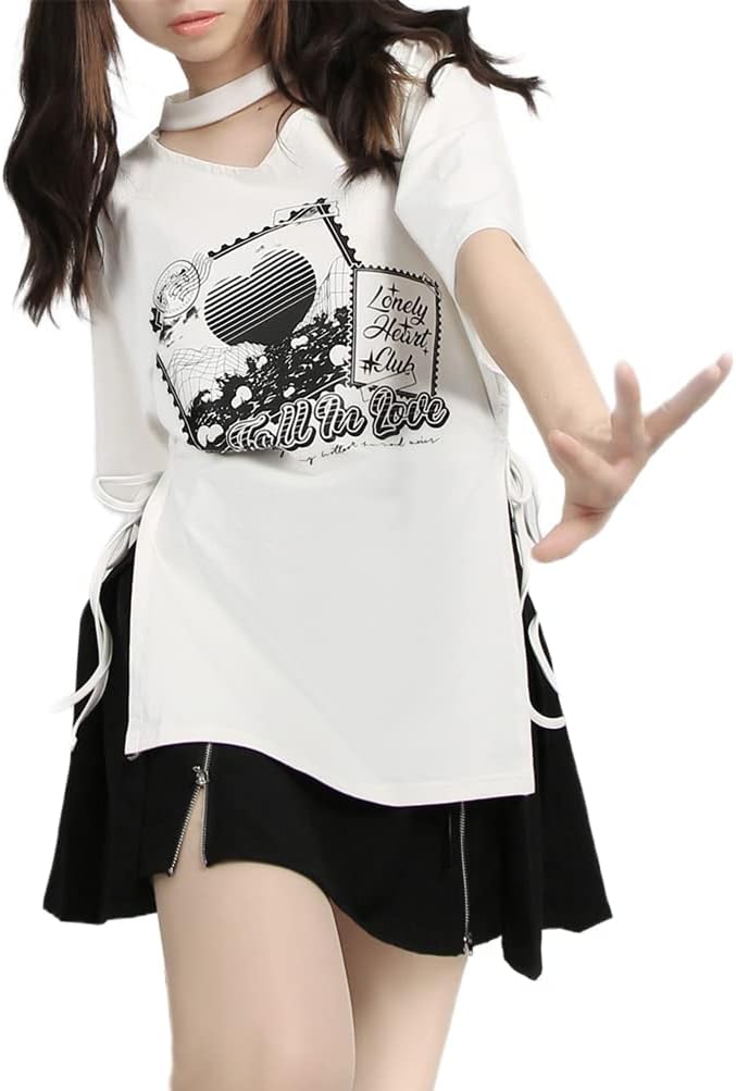 h.naoto ミニスカート　Tシャツセット　ゴスロリ 612cEGFk47L._UY350_.jpg