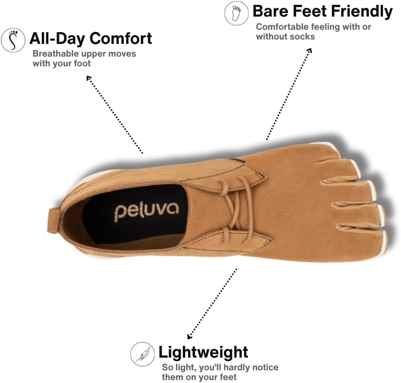 Peluva Desert Boot | Women's 5-Toe, Zero-Drop Barefoot Flexible Shoes - Image 4
