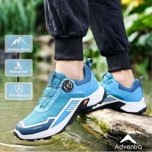 Image of Men's Waterproof Hiking Shoes | Low Ankle with Ultra Grip | Auto-Lacing | ET1102