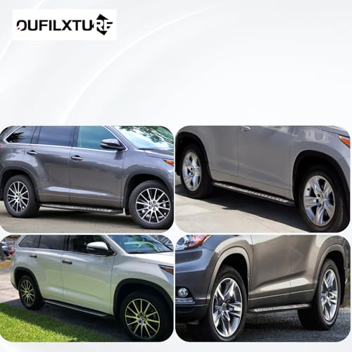 Estribos laterales para Toyota Highlander 2014-2019 aluminio miniatura 5
