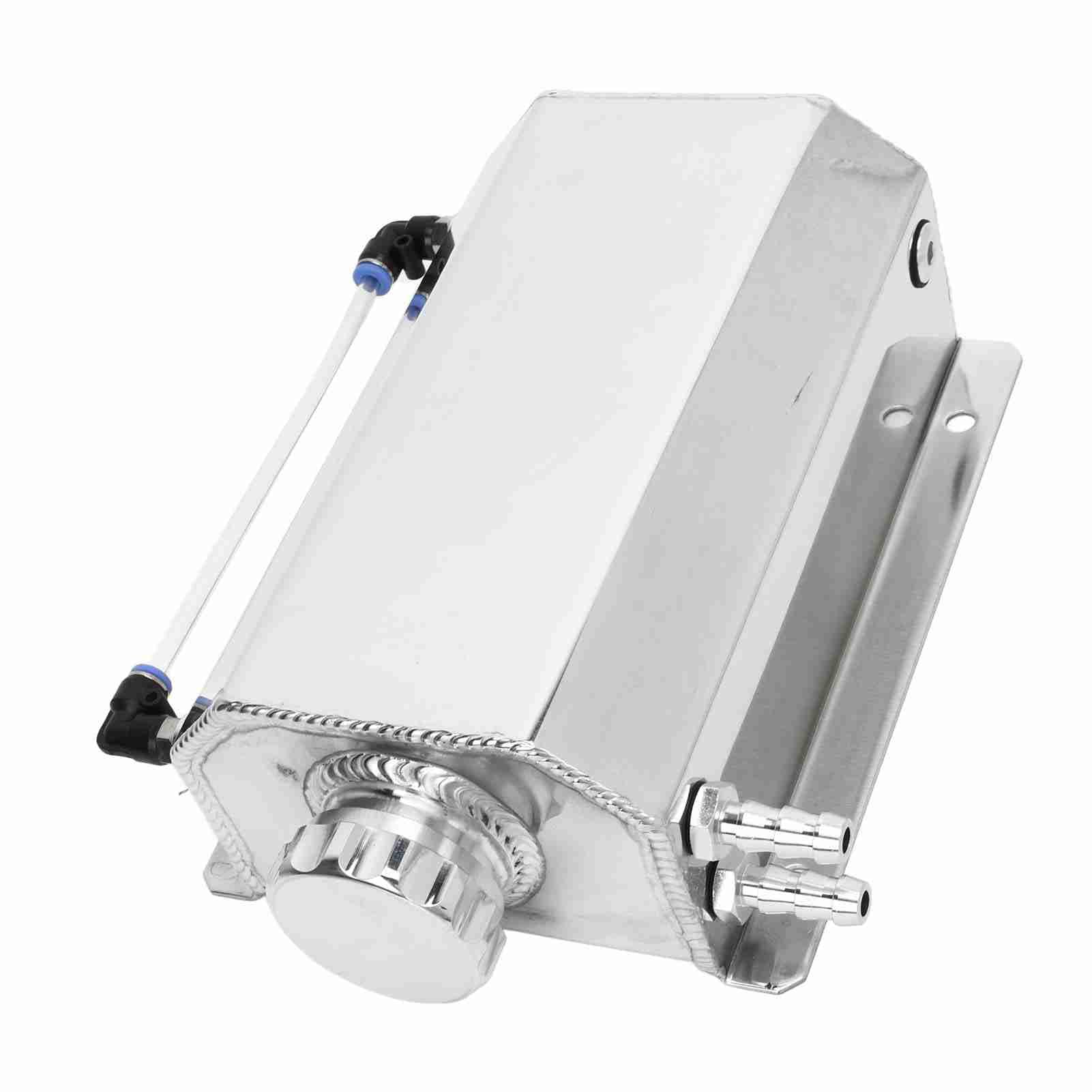 Serbatoio di Troppopieno del Liquido di Raffreddamento Serbatoio Universale per Radiatore in Lega di Alluminio da 2 Litri per la Maggior Parte delle Auto di Raffreddamento Efficiente e