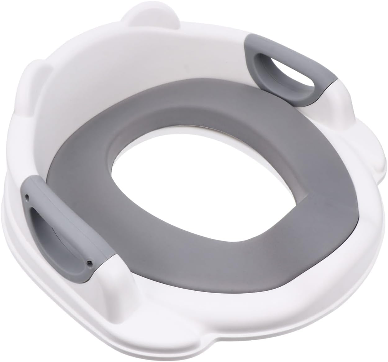Toilet Trainer Ring Toilet Training Seat Large PU Soft Cushion Potty Seat for Boys and Home Bathroom Use