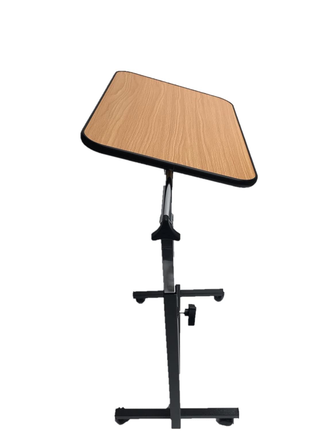 identités, Table de Lit, Simplex, Plateau Inclinable, Personnes Alitées, Table À roulettes, Freins pour Stabilisation, Larges Molettes Facilitent la Préhension, Table de Déjeuner