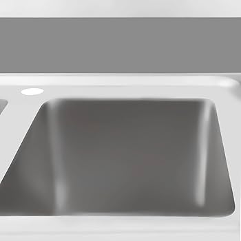 Sink below RF 3枚セット Sunstone 37-Inch ADA Compliant Double Sink W/ Covers & Hot