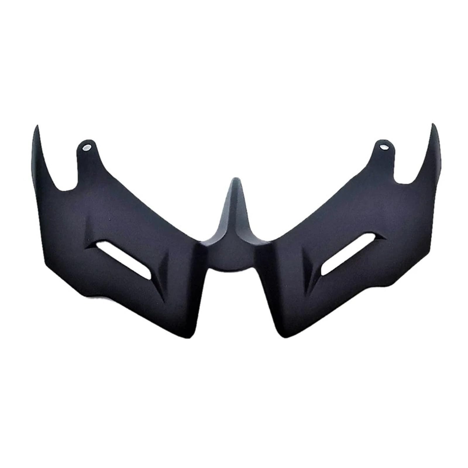 For Y&amaha YZF R3 R25 2014-2018 Wing Motorcycle Parts Aerodynamic Fairing Front Cover Motorcycle Fairing Fixed Wind Wing(Black)