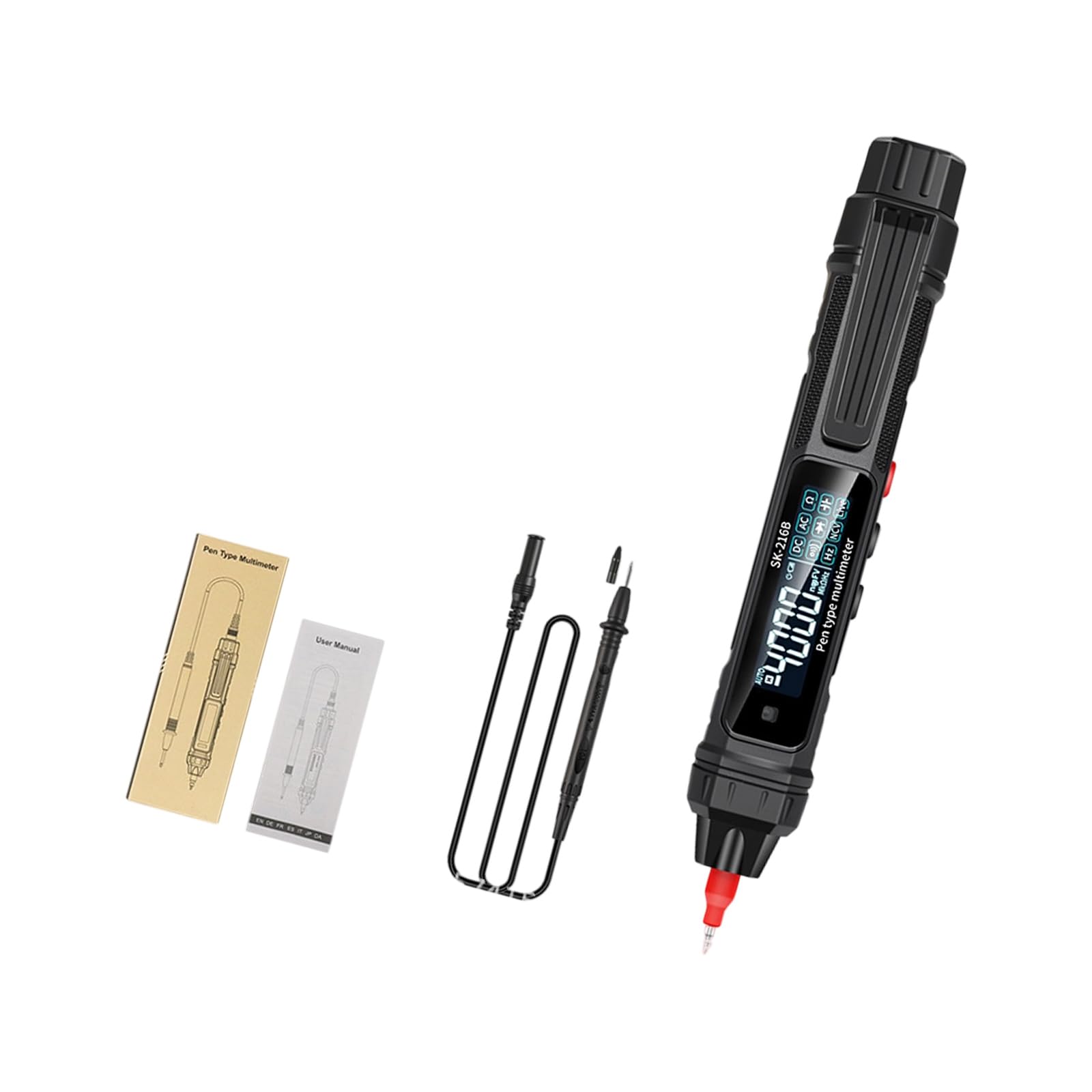 Zepfjhe Standard Model Multifunctional Intelligent Pen Type Digital Multimeter Voltages Detector Procedures Potential Current Resistance Frequency Electrician Multimeter Tool