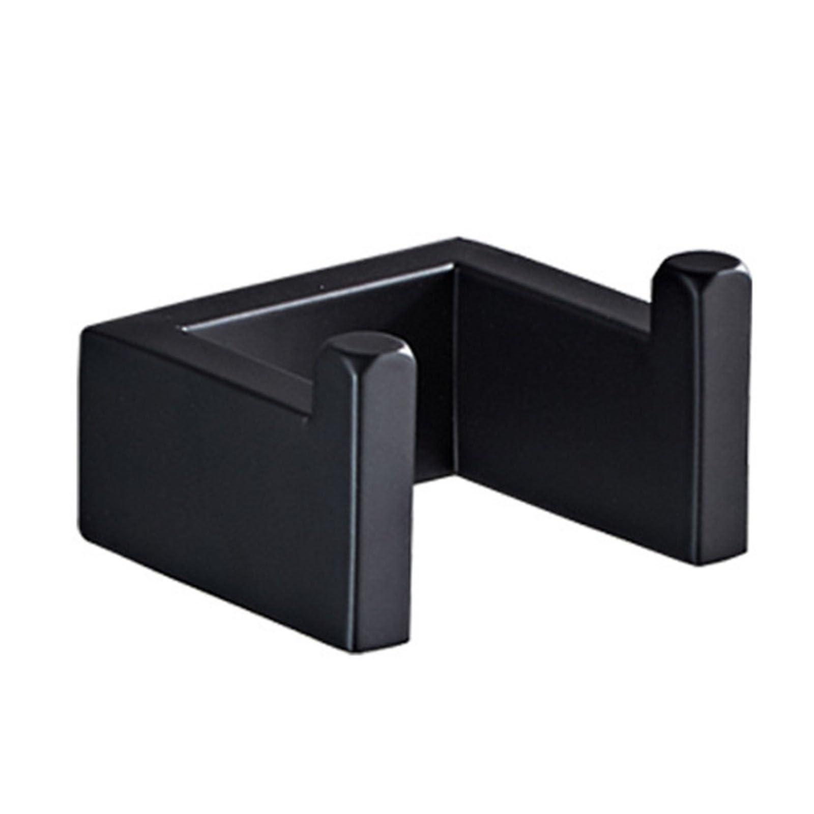WLRDPUPJE Towel Hook Hooks Door Cloak Hardware Hanging Bathroom for Bathroom Kitchen(Noir)