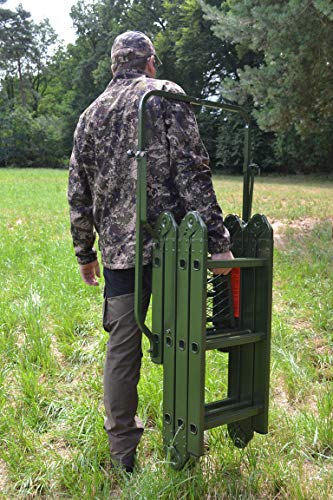 Foto von FARM-LAND klappbare Ansitzleiter Hochsitz Ansitz Hochstand Bockjagd Ansitzjagd