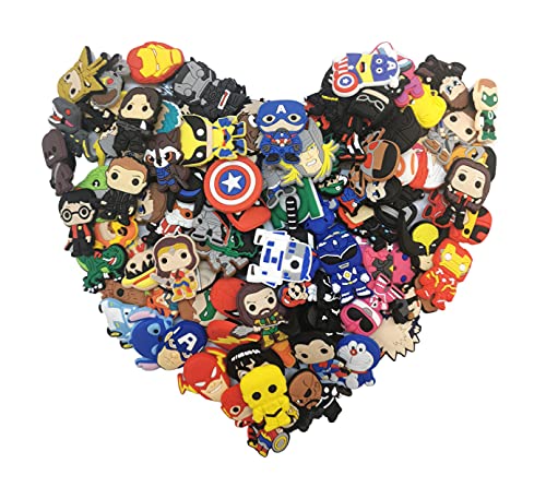 100pcs PVC Different Shoe Charms for Shoe and Wristband Bracelet Decoration Party Gifts