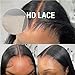 soeyrkke 13x6 HD Body Wave Lace Front Wigs Human Hair Pre Plucked HD Transparent Frontal Wigs Human hair for Women 180% Density Brazilian Virgin Wigs Bleached Knots with Baby Hair 28inch
