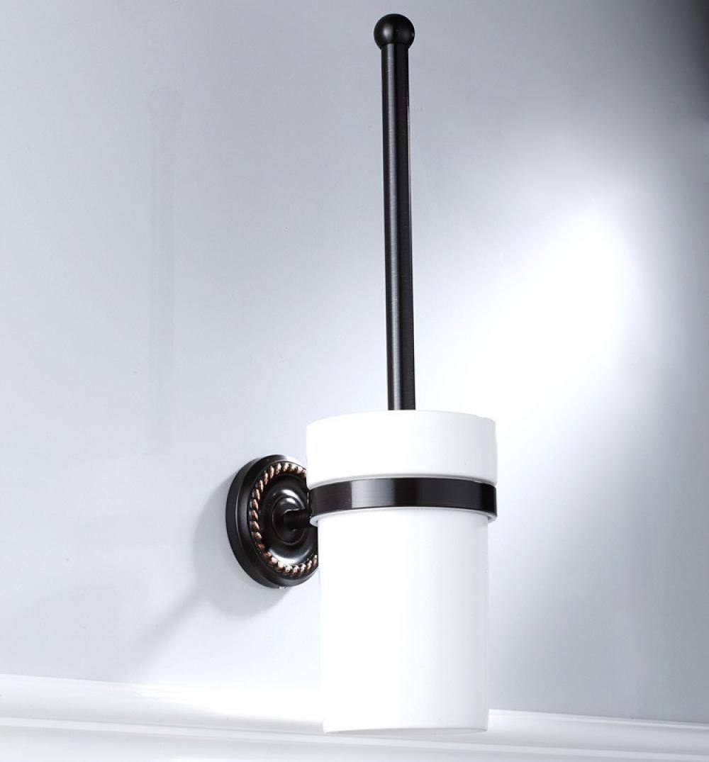 Wand WC-Bürste Bronze Bad WC-Bürstenhalter-Set Keramikbecher WC-Bürste und bracketntique_Bronze