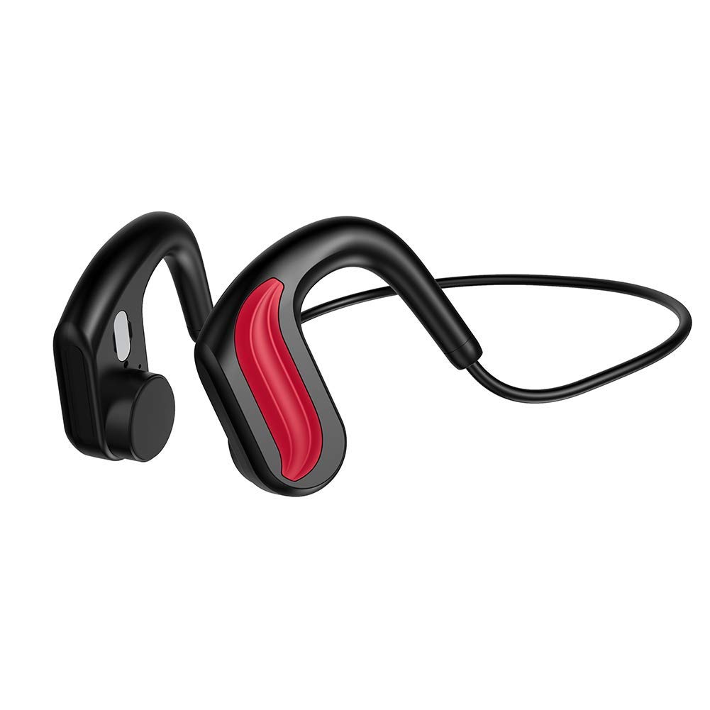 Słuchawki do pływania odtwarzacz MP3, technologia przewodzenia kości Bluetooth 5.0, wbudowane przechowywanie 32 GB, głębokie wodoodporne IP68, z ochroną przed kontaktem, bardzo odpowiednie do pływania i sportów wodnych