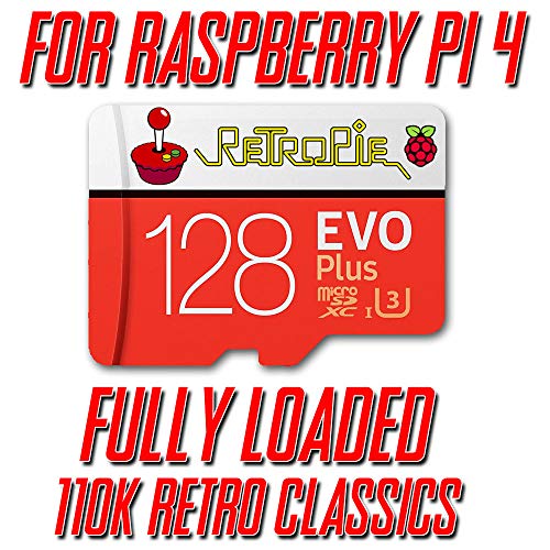 Retropie 128GB 110,000 Games for Raspberry Pi 4