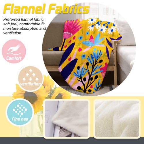 Manta Polar 220 x 240 Estampado Colorido, Mantas para Cama 105 de Franela Cálida y Cómoda para Niños y Adultos, Mantitas para Sofá Reversible para Cubre Sofa Colchas, Fácil de cuidar f976