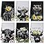 Boyiee Set Of 6 Floral Kitchen Towels Wildflower Dish Towels Butterfly - View #2