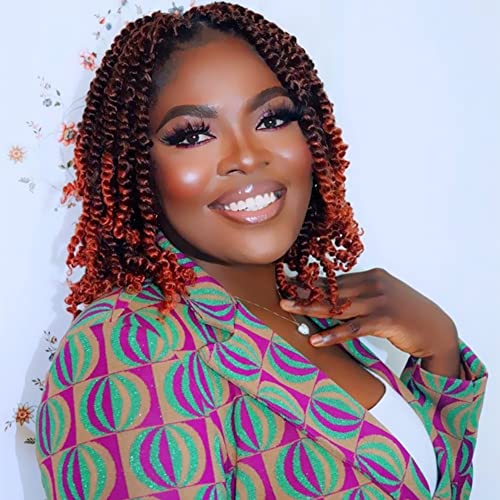 BOHOBABE Passion Twist Crochet Hair 12 Inch for Black Women Pre-twist, T350