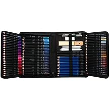 Professional Sketch Pencil Set 35/71/96/145 PCS Drawing Kit Charcoal Oil Colored Pencils for Students Painting Art Supplies