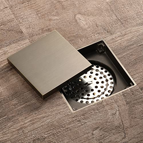 Drain de douche en laiton brossé de qualité supérieure durable