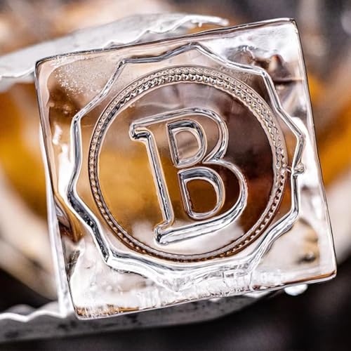 Sello personalizado para cubos de hielo con mango metálico miniatura 2