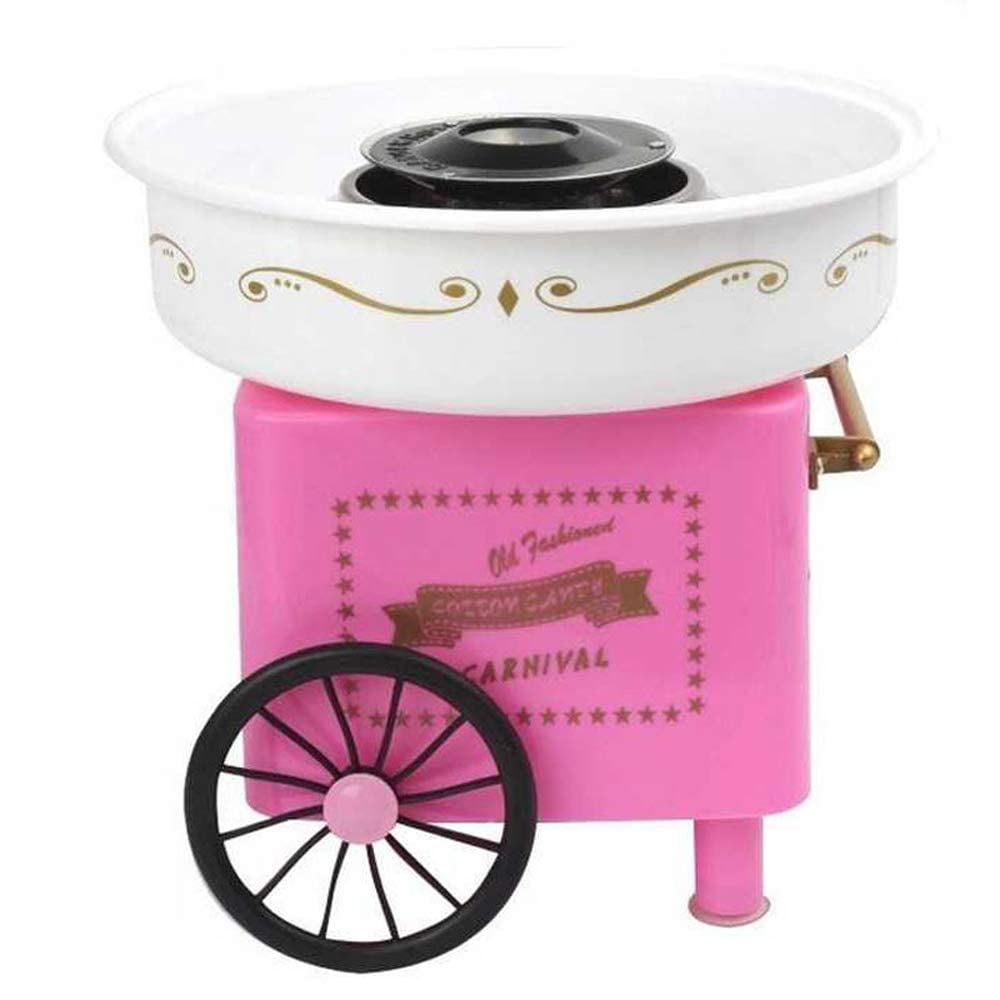 Cotton Candy Maker Counter top for Home Use Mini Marshmallow Trolley Creative Gift Party, Kitty party, Birthday and All Type of Function Kids/Adults Machine, Vintage Cart Shape (MULTI COLOR)