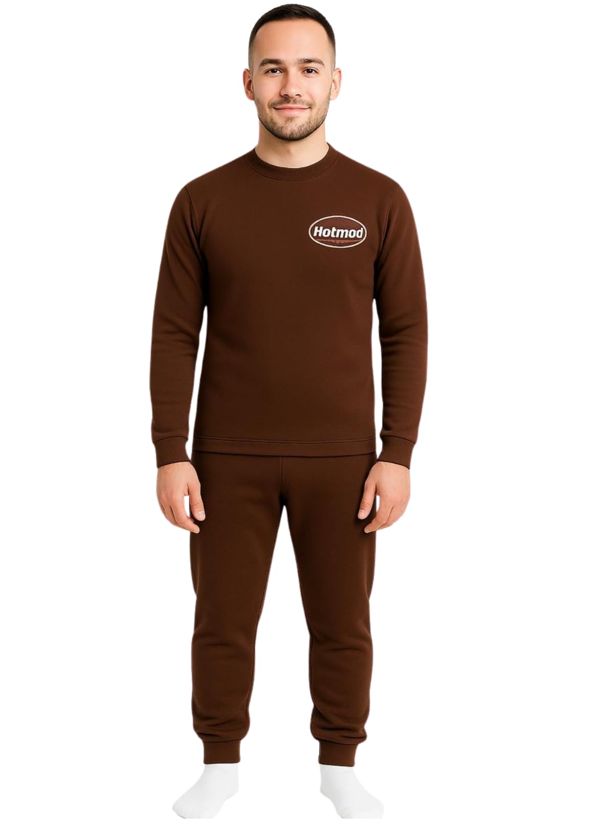 hotmod Men’s Cotton-Rich Warm Thermal Set with Brushed Inner Lining-picture-13