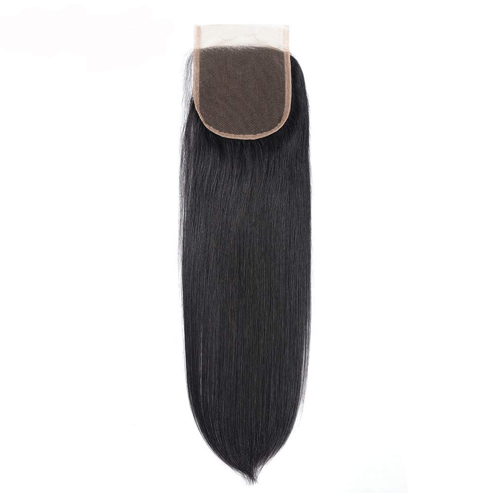 Datanala Straight Human Hair 1Bundle Straight Brazilian Virgin 100% Unprocessed Straight Human Hair Long Inch Single Bundles Natural Black Color For Black Women (18Inch - Image 2