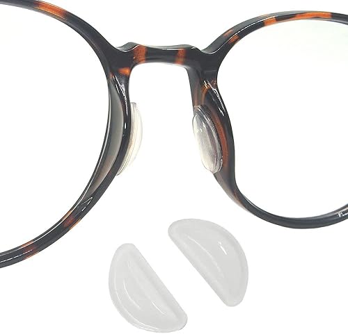 Miniatura 1 de Hyshina Almohadillas para la nariz para gafas, adhesivo de silicona suave antideslizante para aumentar la cámara de aire para gafas, anteojos,
