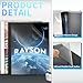 RAYSON Thermal Binding Covers, Letter Size, 1/4in, Black (15) & White (10) Binding Presentation Cover, Pack of 25