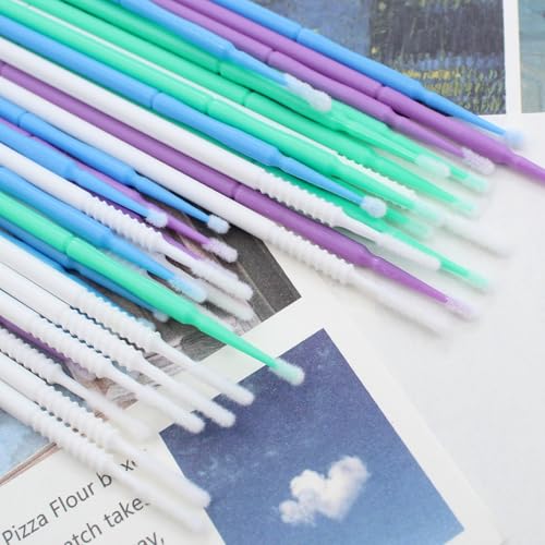 XIASHENG 80 Stück Lacktupfer für kfz Autolack mit 4 Größen Autolackstift,Car Paint Repair,Steinschlag Reparaturset Lack,Microfiber Tip Lack Tupfer Lackpinsel von Kleinen Lackschäden Lack Pinsel Fein