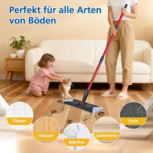 6 sztuk podkładek z mikrofibry, kompatybilne z Vileda H2PrO i O-Cedar H2PrO, zapasowe pokrycie, szybkie usuwanie plam