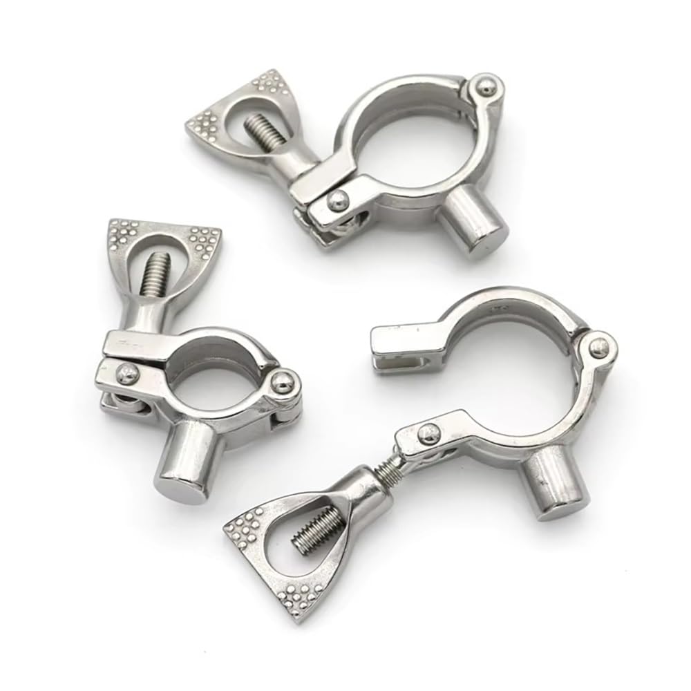 1 Support De Tuyau Sanitaire En Acier Inoxydable 304, Collier De Serrage Fixe, Diamètre Extérieur 12,7-127 Mm(102mm)